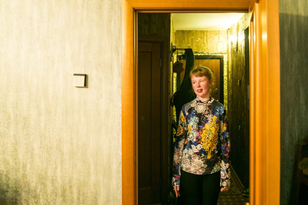 Наташа дома. 
